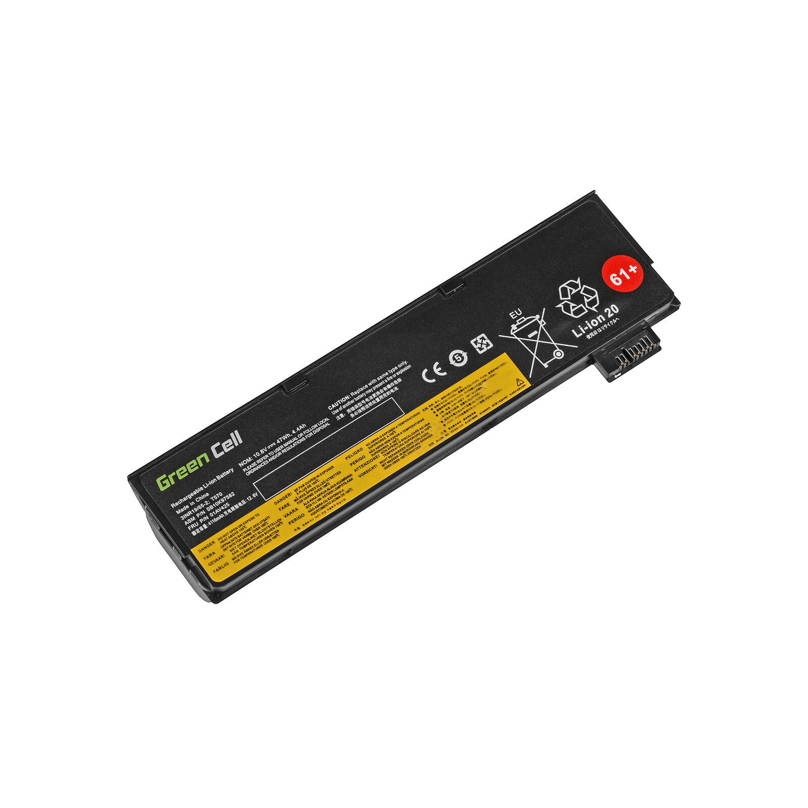 Lenovo ThinkPad A475 P51S T25 T470 T570 4400mAh batteria compatibile