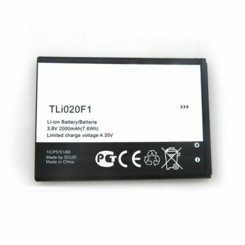 ALCATEL TLI020F1/ F7 VODAFONE SMART TURBO 7 PIXI 4 (5) OT U5 2000mAh batteria compatibile