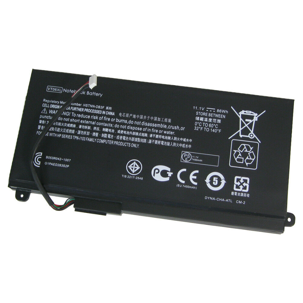 HP Envy 17-3000 Series VT06XL HSTNN-DB3F,HSTNN-IB3F,TPN-1103 batteria compatibile