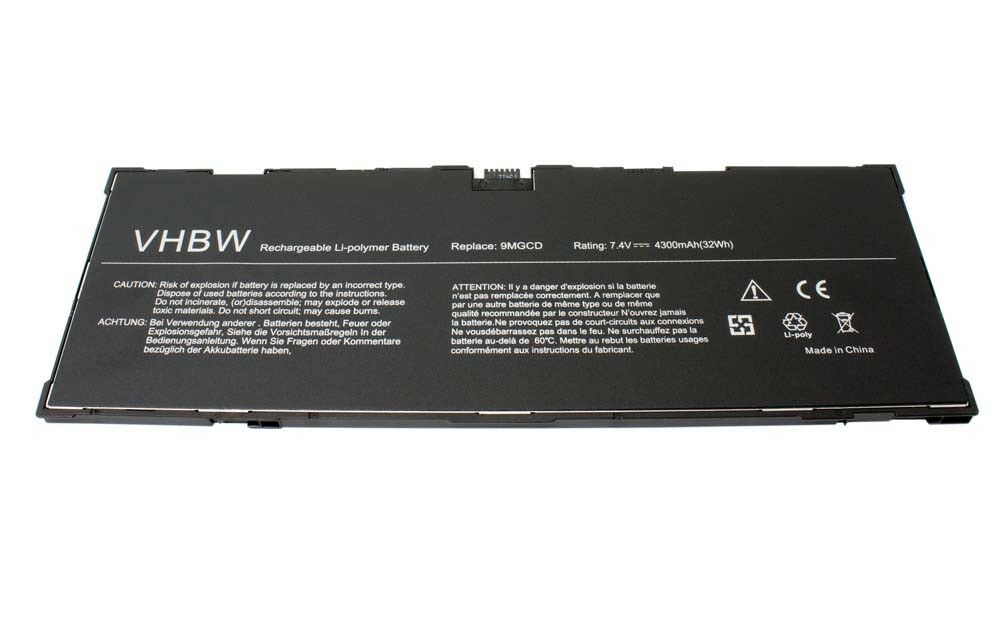 7.4V Dell 9MGCD XMFY3 0XMFY3 XMFV3 312-1453 VYP88 T8NH4 0T8NH4 batteria compatibile [XMFY3-1]